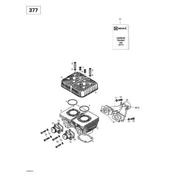 01- Cylinder, Exhaust Manifold (377)
