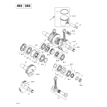 01- Crankshaft And Pistons (493, 593)
