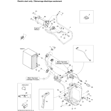 10- Battery And Starter 600HO ETEC
