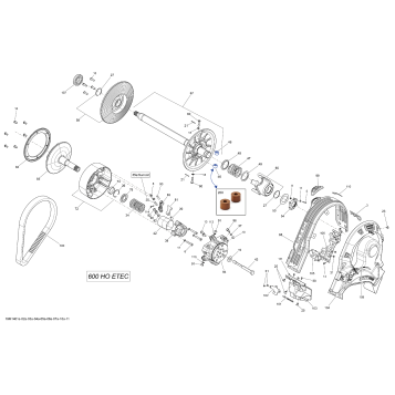 05- Pulley System 600 HO ETEC