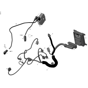 10- Engine Harness And Electronic Module