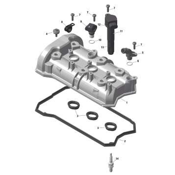 01- ROTAX - Valve Cover