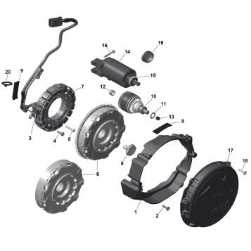 01- ROTAX - Magneto and Electric Starter
