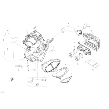 02- Air Intake Manifold - 550F
