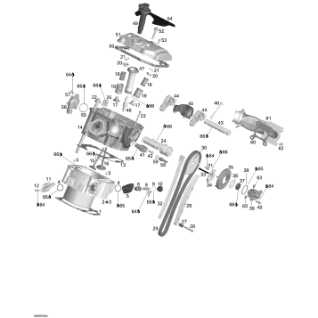 01- Cylinder and Cylinder Head - Rear Side