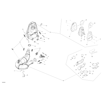 01- Exhaust - 800R PTEK