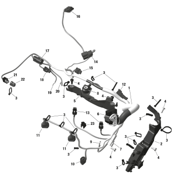 01- ROTAX - Engine Harness And Electronic Module