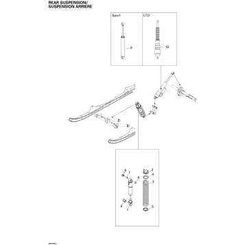 08- Rear Suspension Shocks Sport