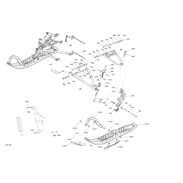 07- Front Suspension And Ski Summit - 850 E-TEC - Package SP, X