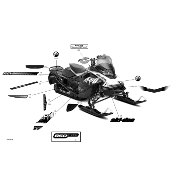 09- Decals MXZ - 850E-TEC - Package X