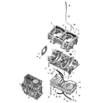 01- Rotax - Crankcase - Turbo