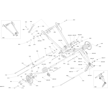 08- Rear Suspension Renegade - 600HO E-TEC - Package BackCountry - Superior