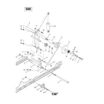 08- Rear Arm, Rear Suspension 136”