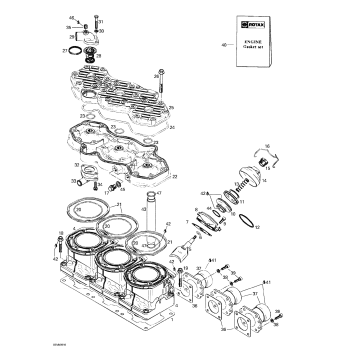 01- Cylinder, Exhaust Manifold