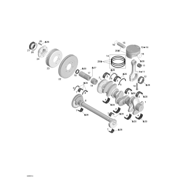 01- Crankshaft, Pistons And Balance Shaft