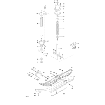 07- Front Suspension And Ski SWT-WT 600
