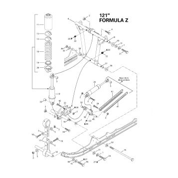08- Front Arm, Rear Suspension 121”