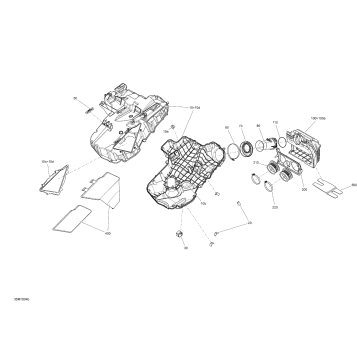 02- Air Intake Tundra - 600HO E-TEC