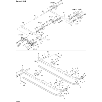 08- Rear Suspension SUMMIT 550F