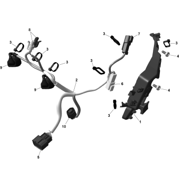 01- ROTAX - Engine Harness And Electronic Module