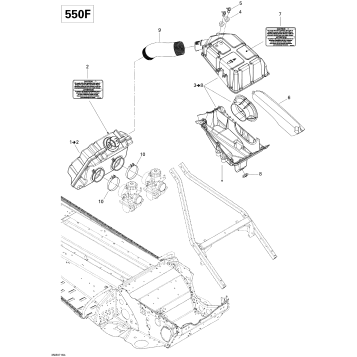 02- Air Intake System 550F