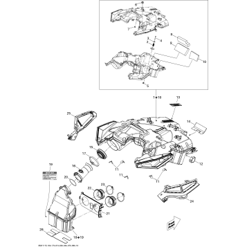 02- Air Intake System 800R ETEC