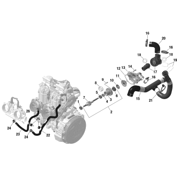 01- Rotax - Engine Cooling Except SHOT
