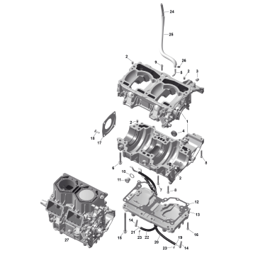 01- ROTAX - Crankcase