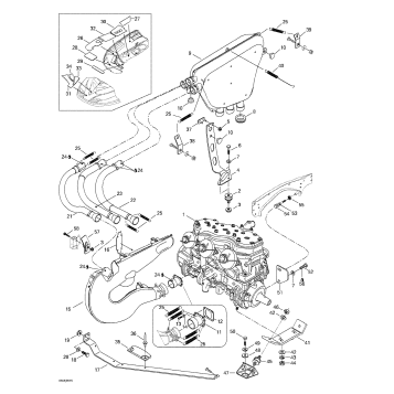 01- Engine Support And Muffler