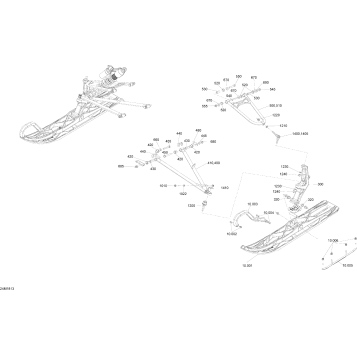 07- Front Suspension And Ski MXZ RS