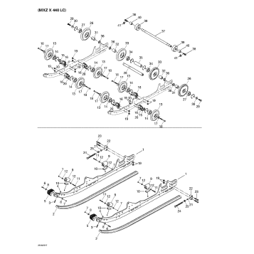 08- Rear Suspension (MX Z X 440LC)