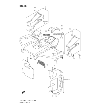 FRONT FENDER (LT-A750XPZ L1 E33)