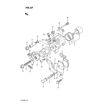 REAR CALIPER (MODEL F/G)