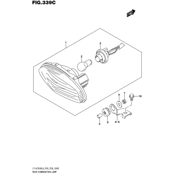 REAR COMBINATION LAMP (LT-A750XL8 P33)