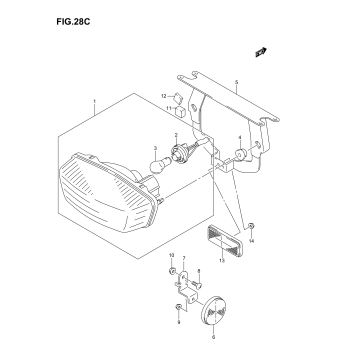 REAR COMBINATION (MODEL K3 E28)