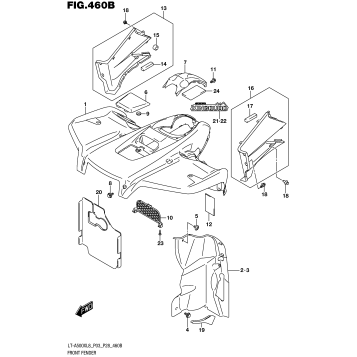 FRONT FENDER (LT-A500XL8 P28)