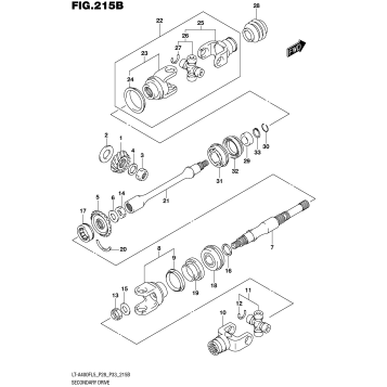 SECONDARY DRIVE (LT-A400FL5 P33)