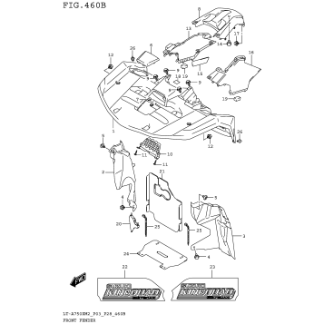FRONT FENDER (LT-A750XM2 P28)
