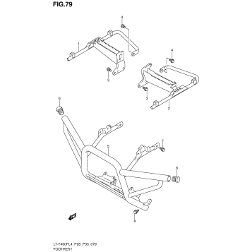 FOOTREST (LT-F400FL4 P33)