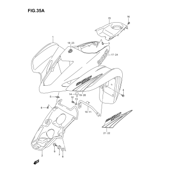 FRONT FENDER (MODEL K5/K6)