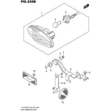 REAR COMBINATION LAMP (LT-A750XPL8 P28)