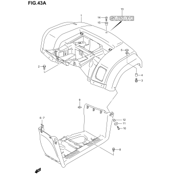 REAR FENDER (MODEL K4/K5)