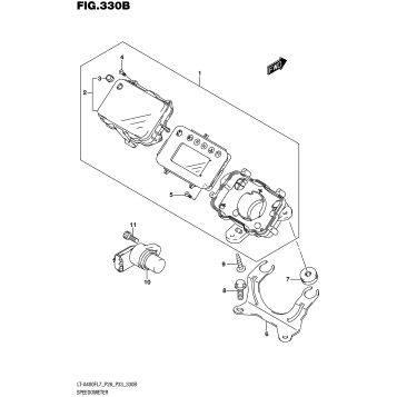 SPEEDOMETER (LT-A400FL7 P33)