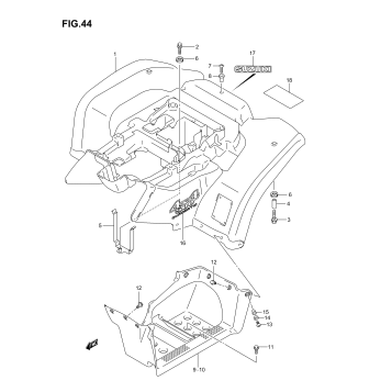 REAR FENDER (MODEL K4)