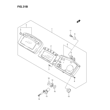 SPEEDOMETER (MODEL K6/K7)('05/11%)