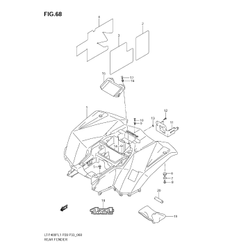 REAR FENDER (LT-F400FZL1 E28)