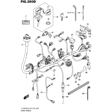 WIRING HARNESS (LT-A500XPBL8 P03)
