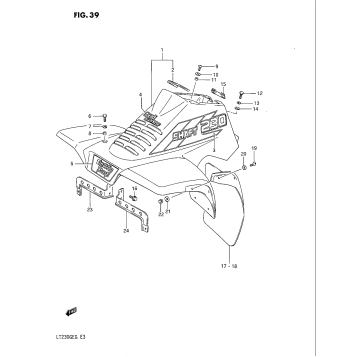 FRONT FENDER (MODEL G)