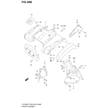FRONT FENDER (MODEL K1/K2)