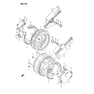 FRONT WHEEL BRAKE (J/K/L)